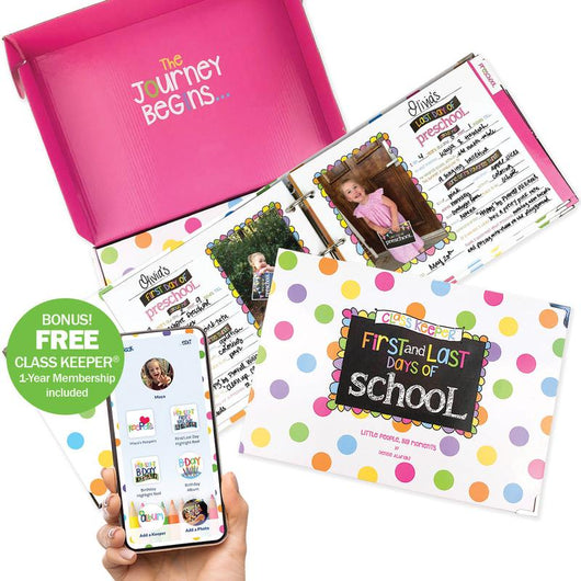 The Class Keeper: First & Last Days of School Memory Book