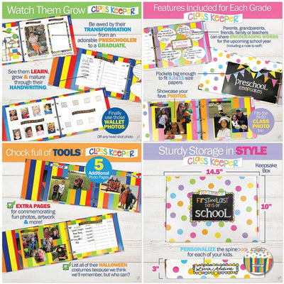 The Class Keeper: First & Last Days of School Memory Book