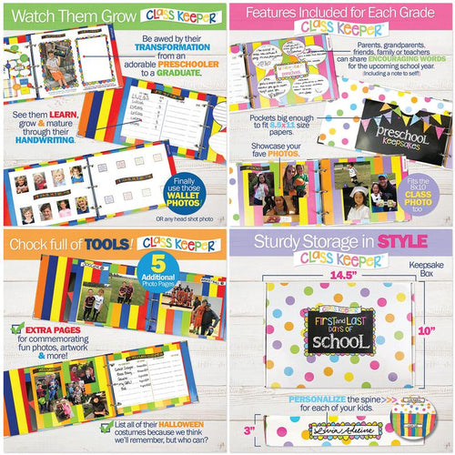 The Class Keeper: First & Last Days of School Memory Book